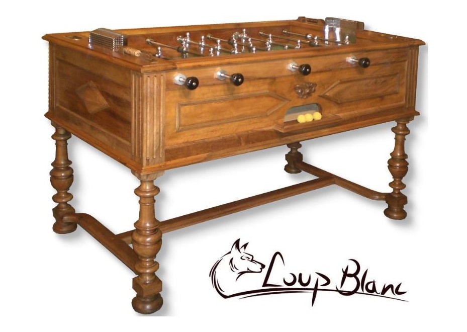 baby foot loup blanc