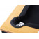 Billard convertible 5FT noir plateau bois, tapis noir
