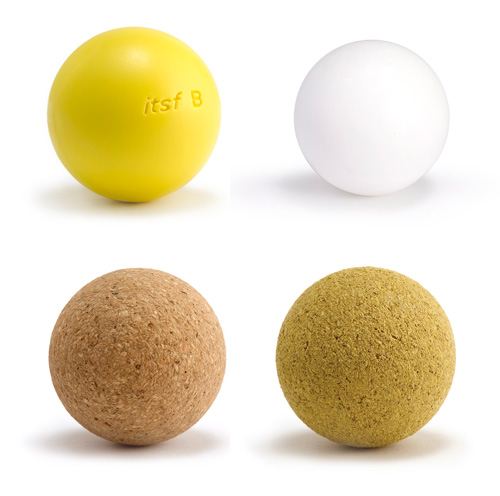 Balle De Baby-foot ITSF Professionnelle - Marque Bonzini, Jaune, 34,5 Mm, 19 G