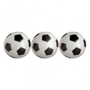 balles de babyfoot en plastique en forme de ballon de football