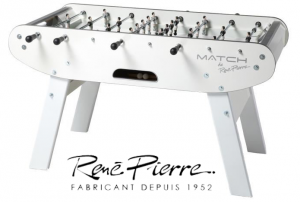 Baby foot René Pierre Match blanc design