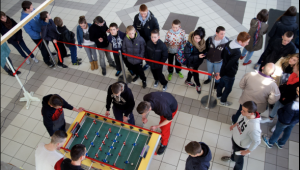 Tournoi football de table College Wallon