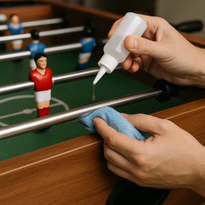 Graisser les barres de baby-foot