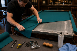 Comment changer un tapis de billard : guide complet étape par étape