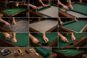 Comment remplacer un tapis de billard
