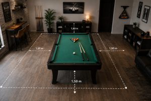 Quel espace autour d’un billard