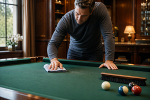 comment laver un tapis de billard