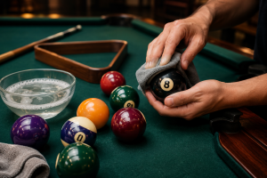 comment nettoyer des boules de billard