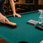 comment nettoyer le tapis d'un billard