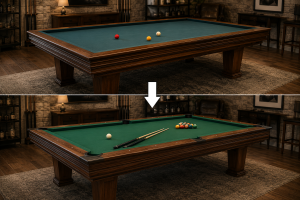 comment transformer un billard français en billard américain