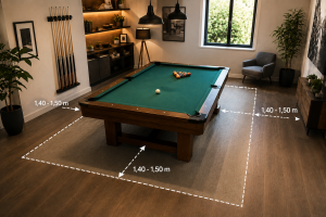 quelle taille de piece pour un billard